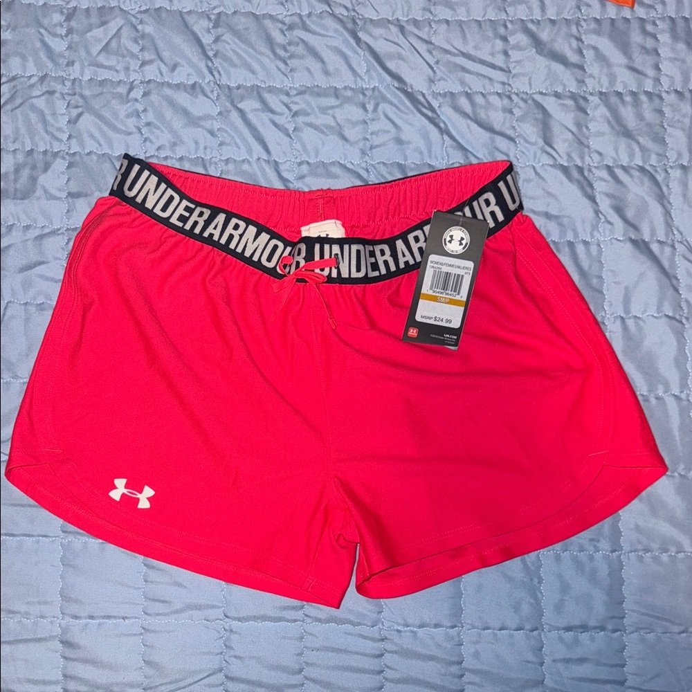Under Armour Women's Pink Athletic Shorts
